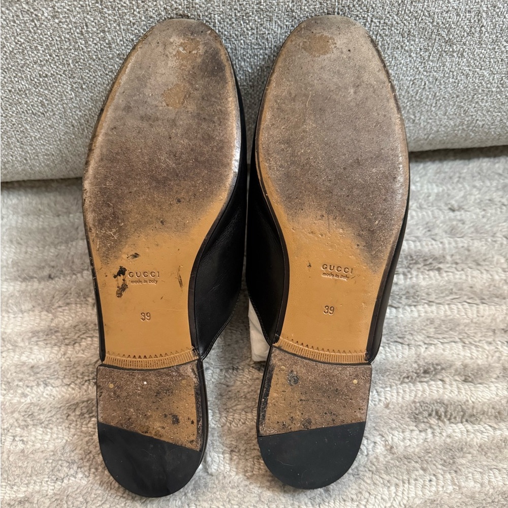 Gucci Women's Black Leather Loafers - Picture 9 of 9